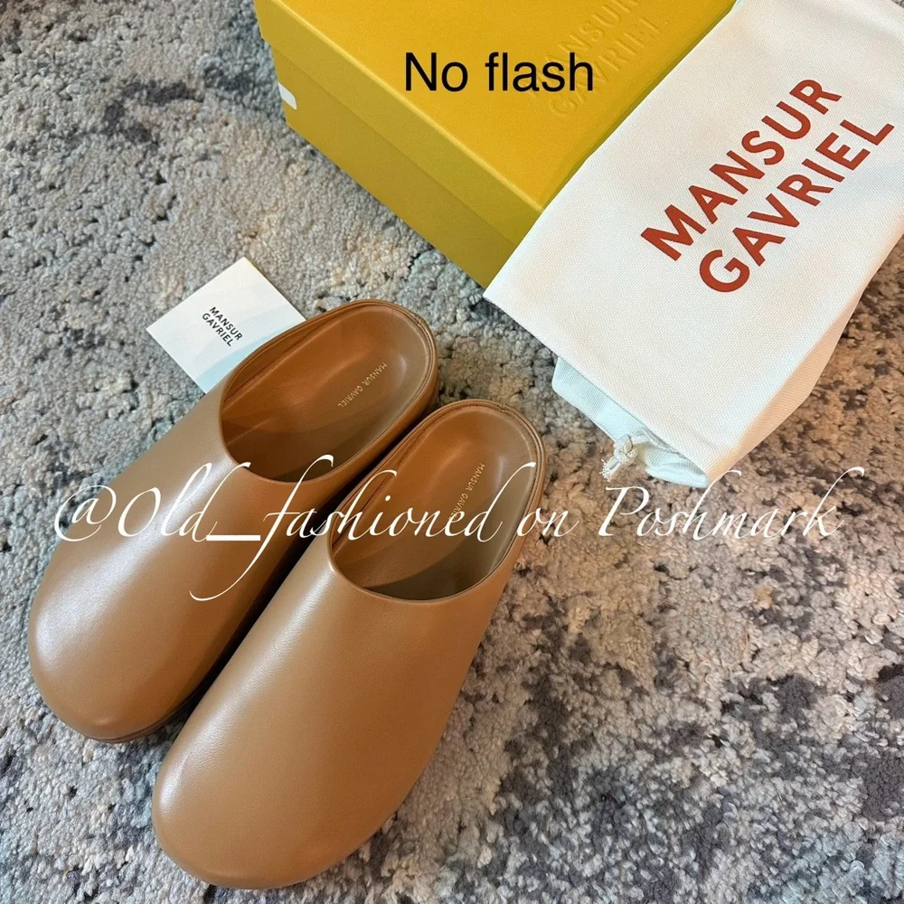 MANSUR GAVRIEL Lambskin Leather Everyday Mules - Picture 8 of 15